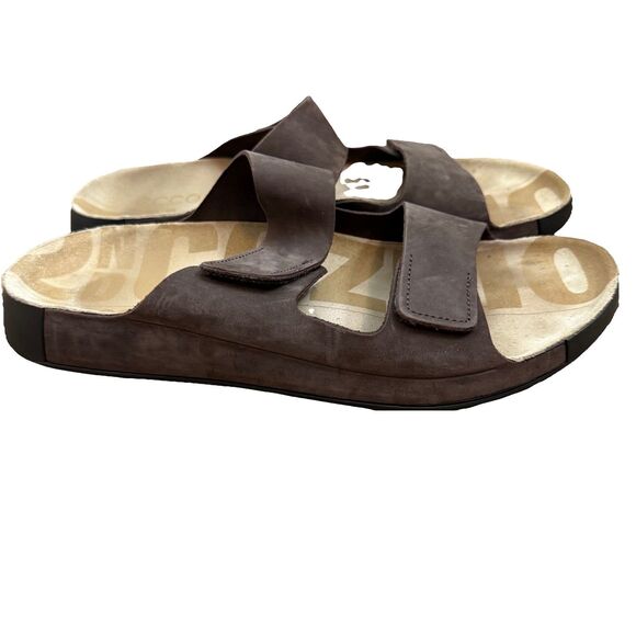Ecco 2nd Cosmo Sandals Slide Brown Mens Size 45 / 11-11.5 - Picture 1 of 11